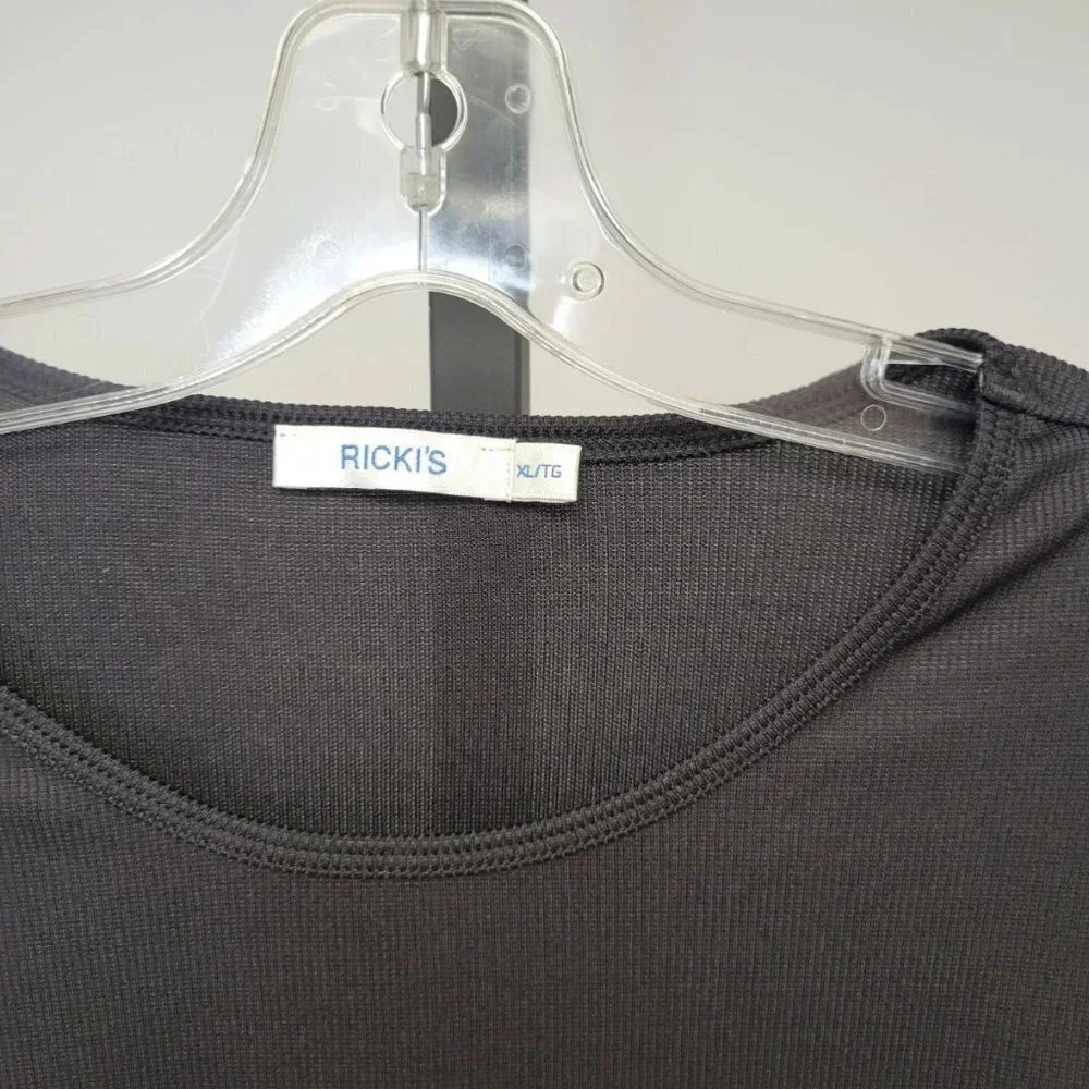 RICKI'S Ribbed Puff Sleeve  Top - Picture 3 of 5